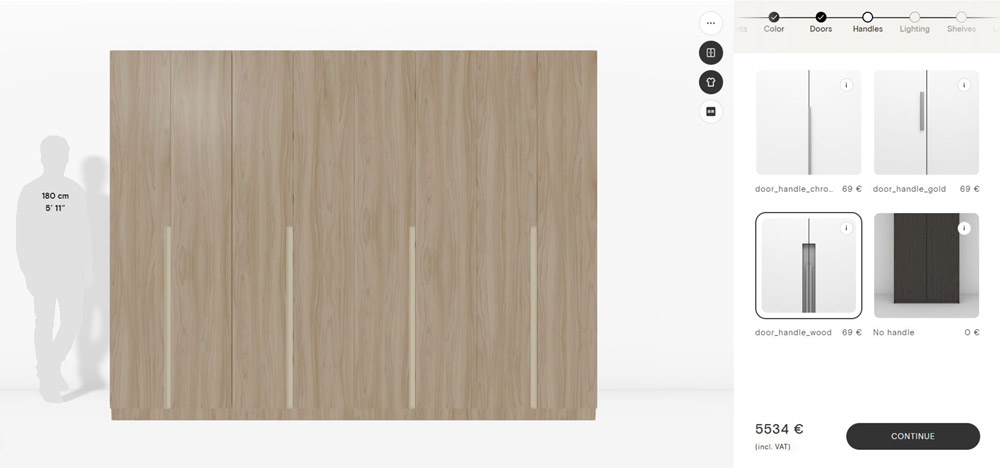 Formify cabinet configurator - step 5