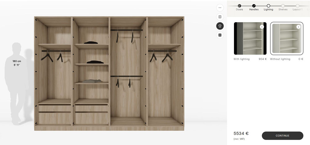 Formify cabinet configurator - step 6