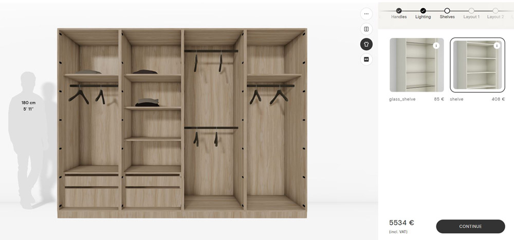Formify cabinet configurator - step 7