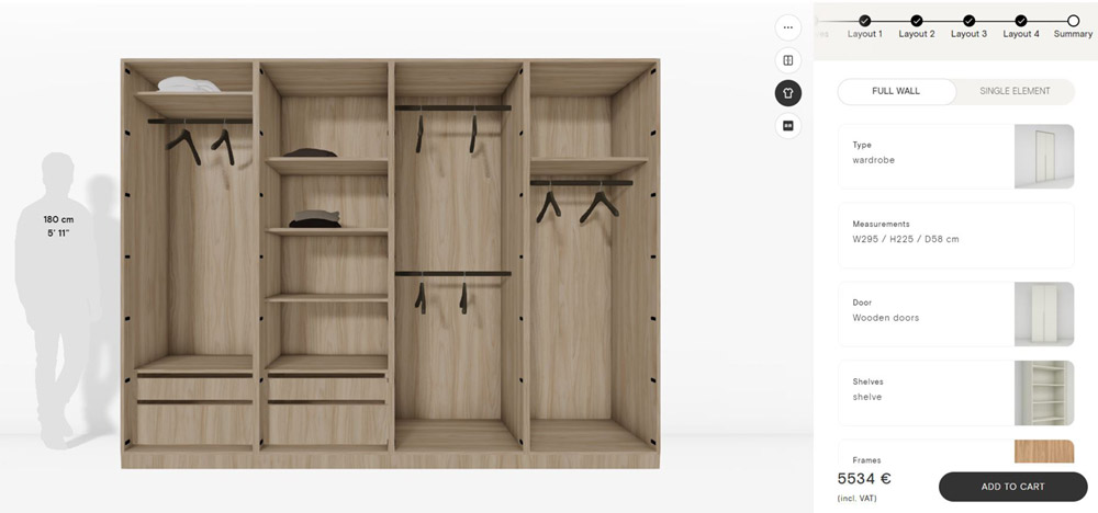 Formify cabinet configurator - step 9