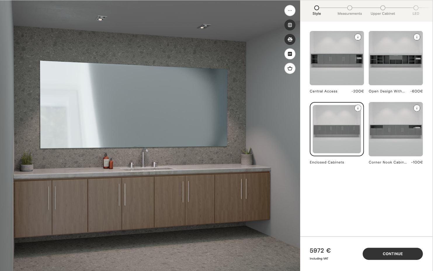 Bathroom configurator 