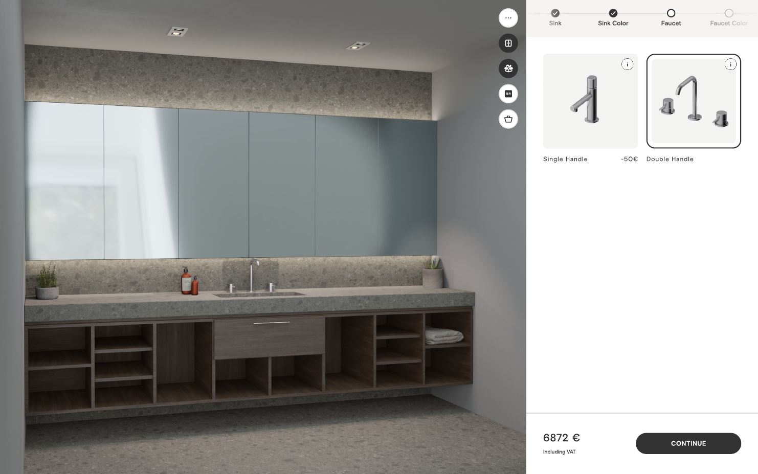 Bathroom configurator