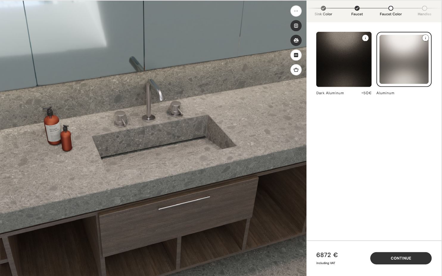 Bathroom configurator