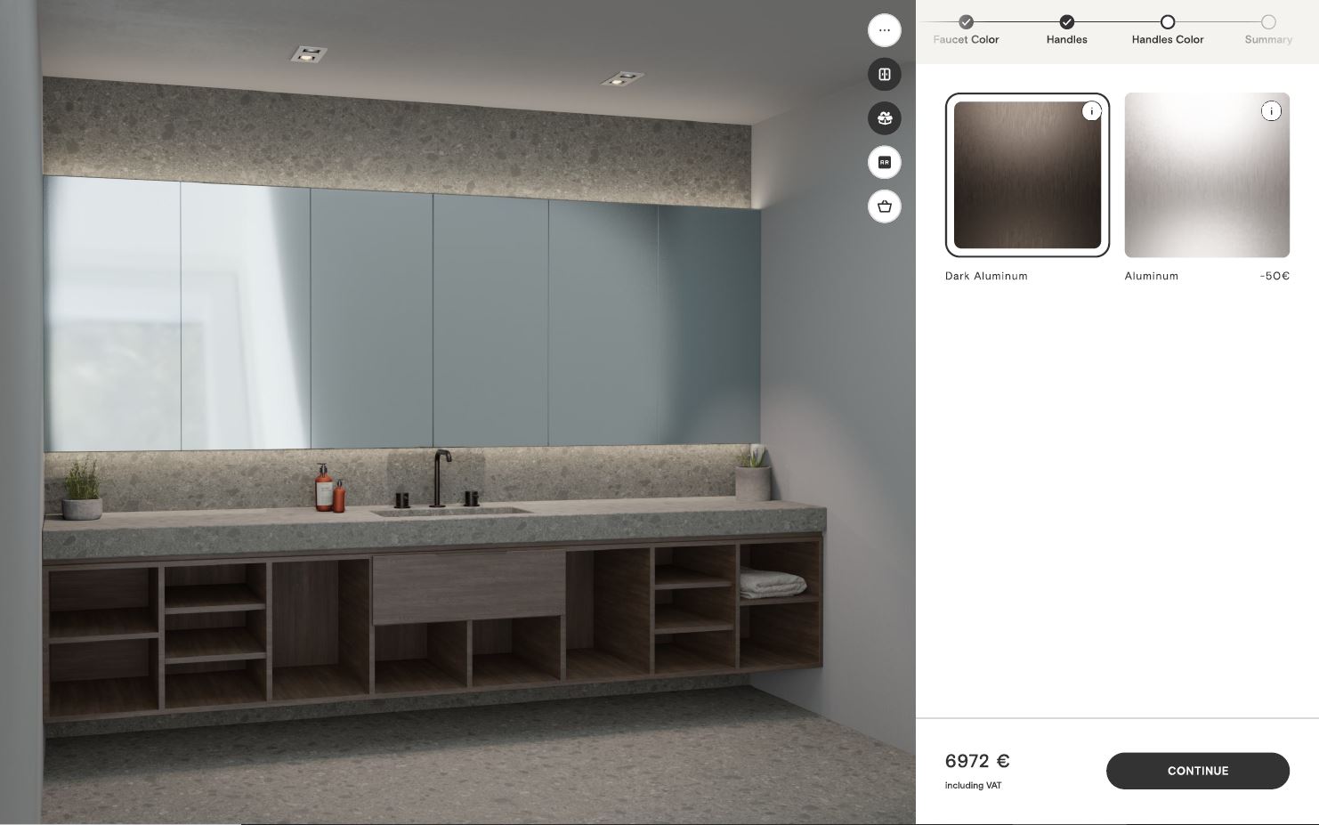 Bathroom configurator