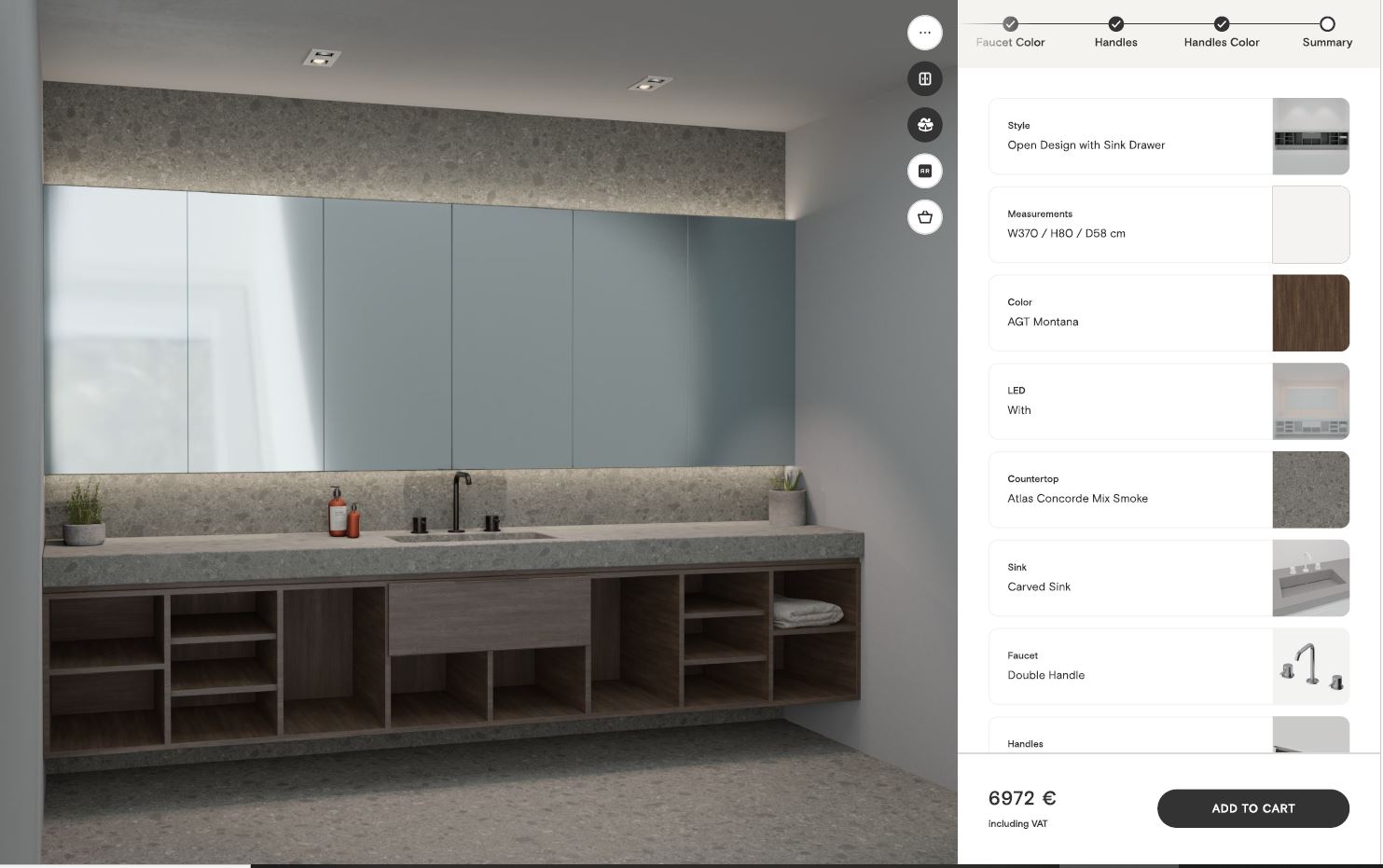 Bathroom configurator