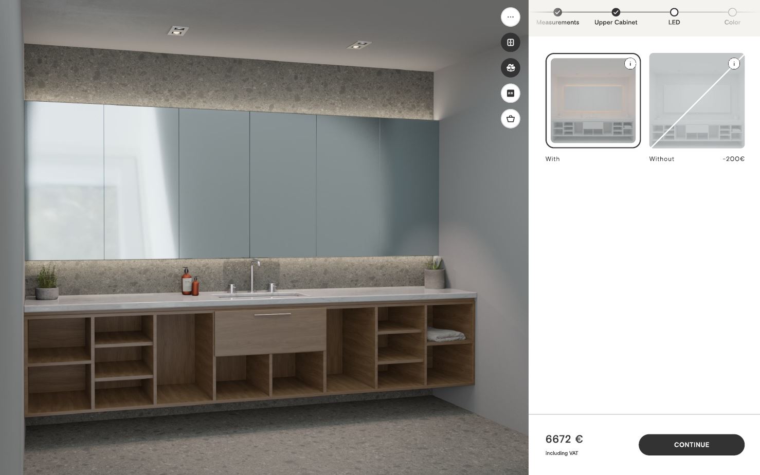 Bathroom configurator