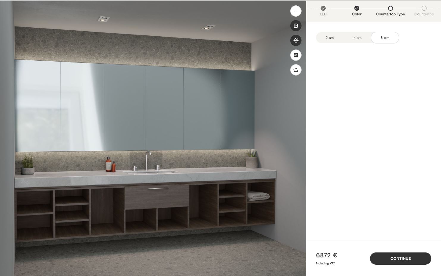 Bathroom configurator