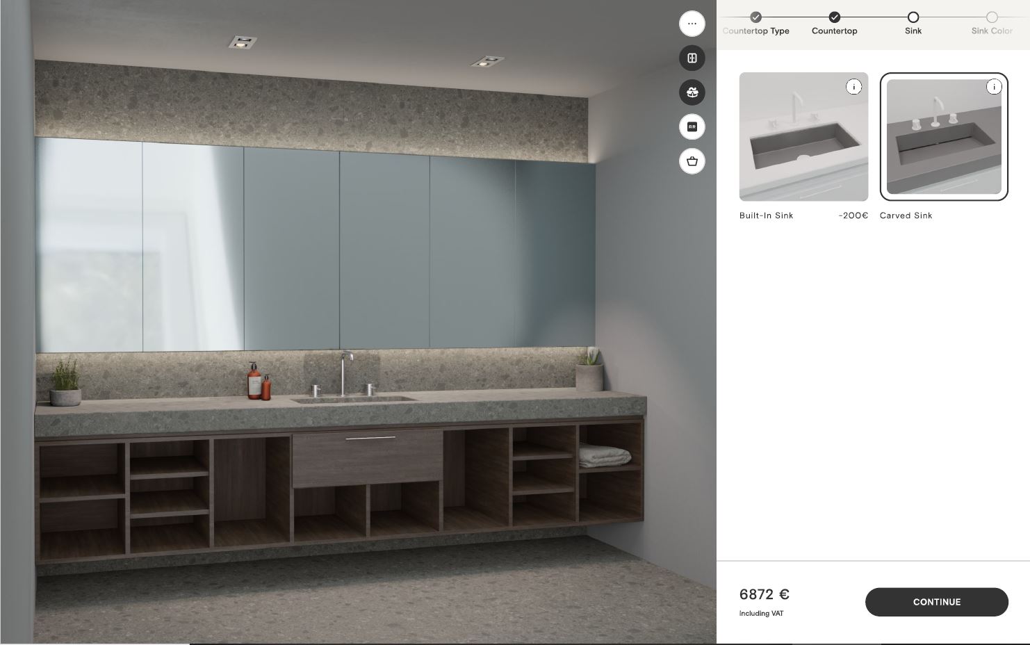 Bathroom configurator