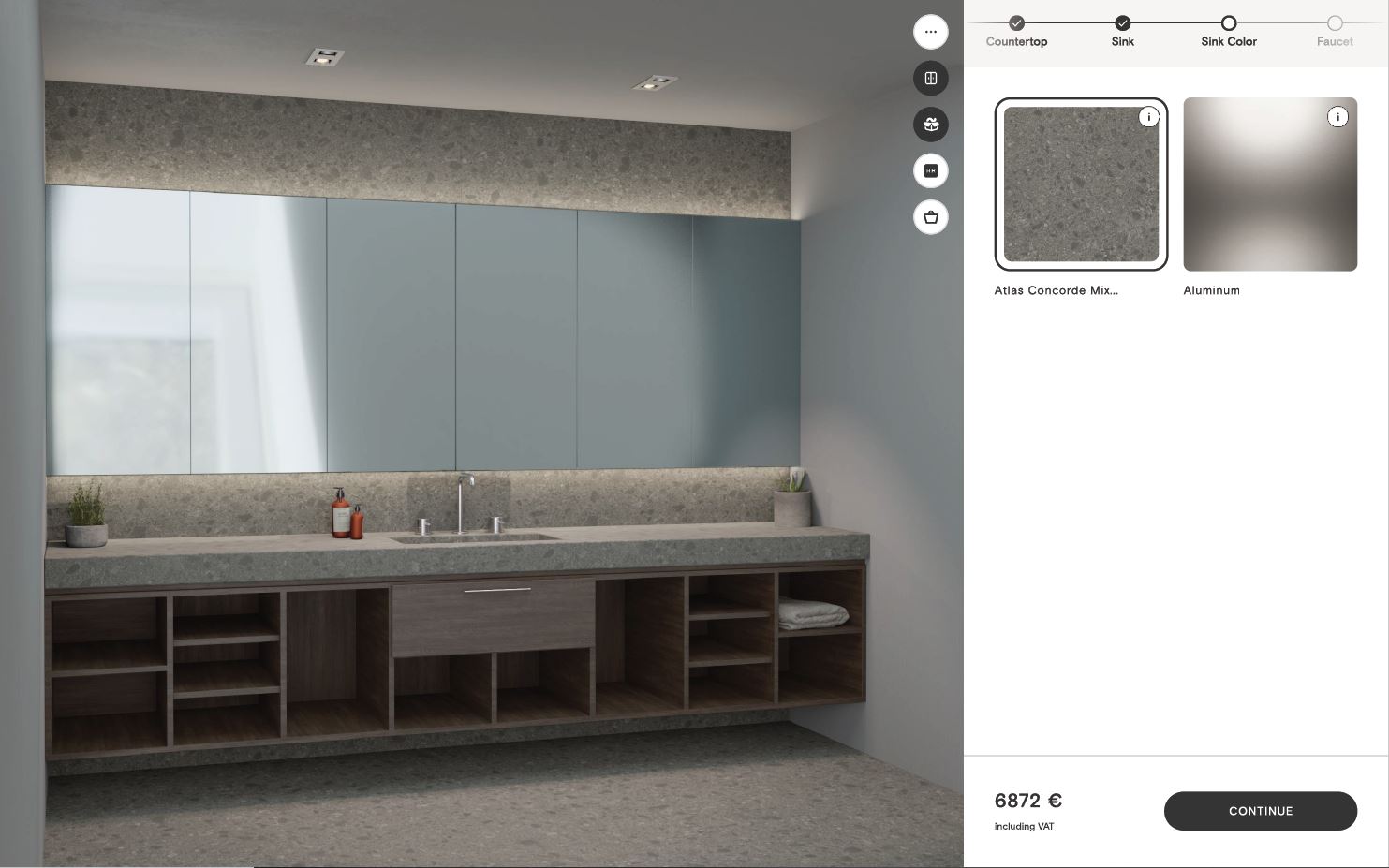 Bathroom configurator